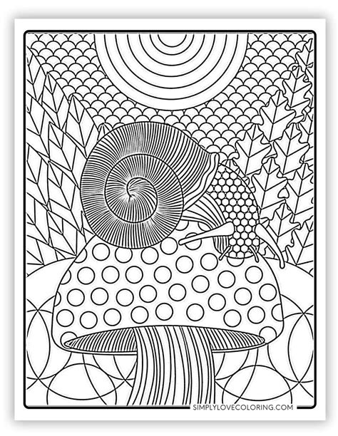 37 Mushroom Coloring Pages (Free PDF Printables) - Simply Love Coloring