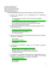 Ejercicios De Competencia Monopol Stica Y Oligopolio Docx Conteste