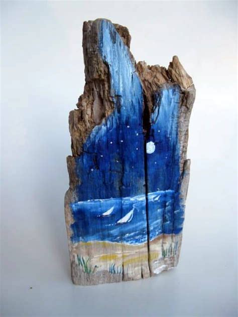 Resultado De Imagen Para Painting On Driftwood Painted Driftwood