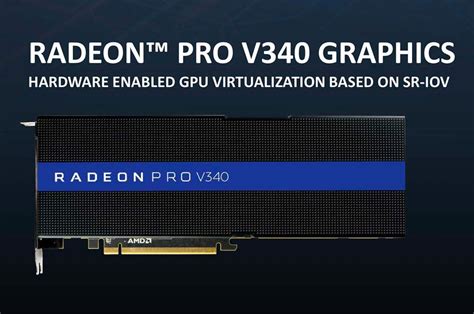 AMD Radeon Pro V340 Profesjonalka Karta Graficzna Do Wirtualizacji