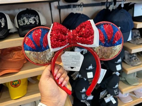 New Sequined Snow White Ear Headband At Walt Disney World Disney By Mark