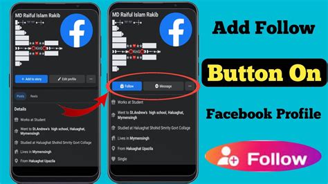 How To Add Follow Button On Facebook Profile Update 2023 Create