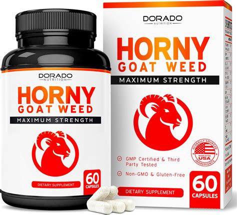 Amazon Horny Goat Weed For Men And Women Maximum Strength 1590mg Maca Ginseng L