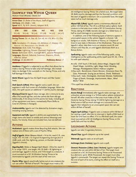 Dandd 5e 5e Updates Monstrous Compendium Page 21 En World Dandd