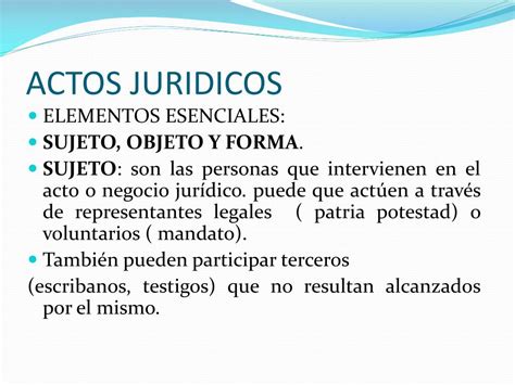 PPT CAPITULO V HECHOS Y ACTOS JURIDICOS PowerPoint Presentation Free