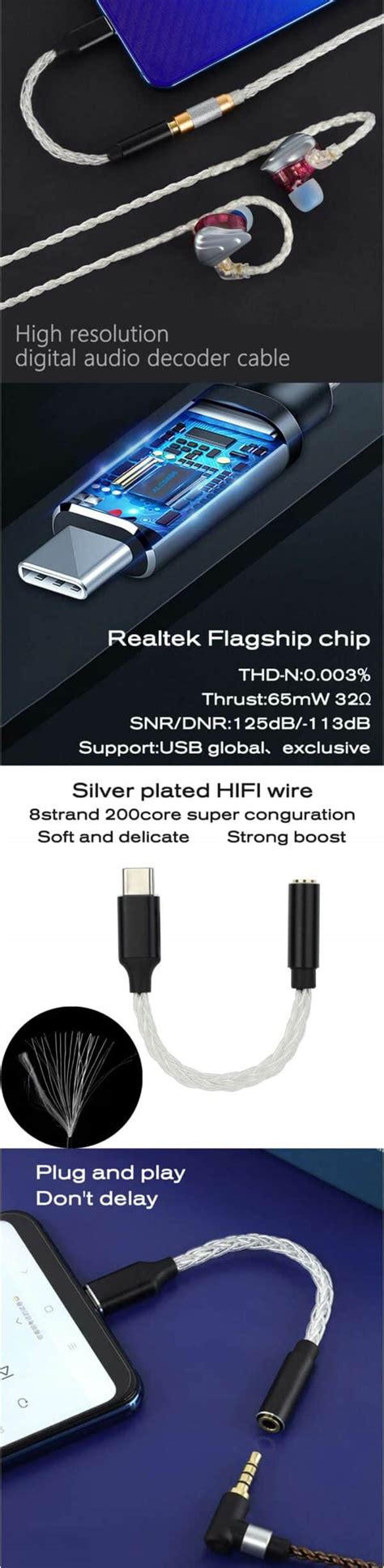 Jcally JM04PRO Realtek ALC5686 USB Type-C To 3.5mm DAC Dongle Price In ...
