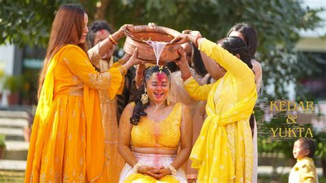 Cinematic Nepali Haldi Mehendi Ceremony I I Yukta Kedar Youtube