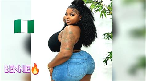 BENNIE Enchanting Thicc N Curvy Nigerian Plus Size Fashion Model Wiki