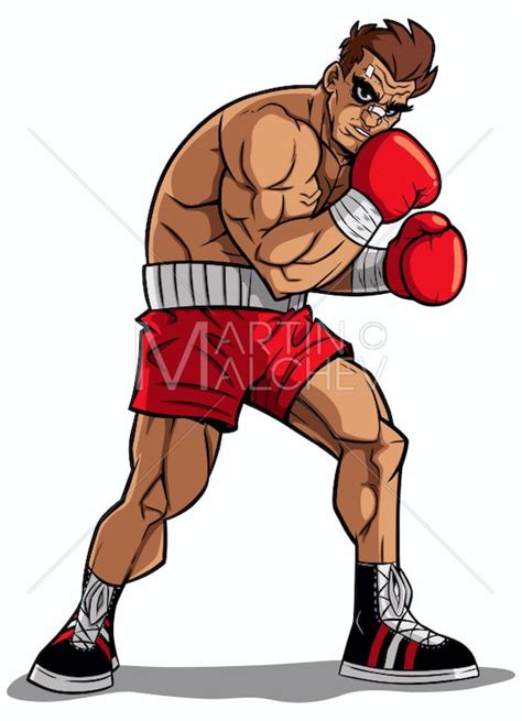 Boxing Cartoon