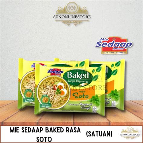 Jual Mie Sedaap Baked Soto Satuan 1pcs Shopee Indonesia