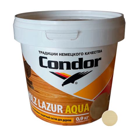 Лак ВД-АК защитно-декоративный Holz Lazur Aqua белый 0,9 кг купить в ...