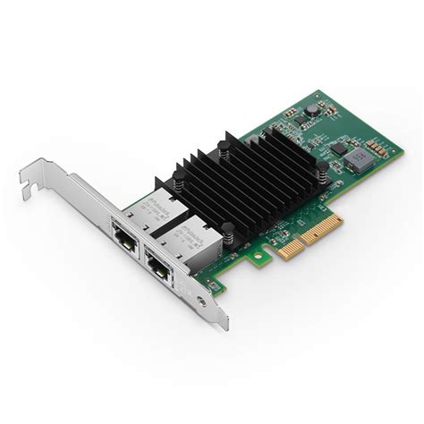 Intel X550 At2 Based Ethernet Network Interface Card 10gbase T Dual Port Pcie 30 X 4