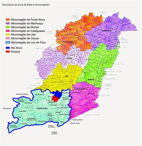 Mapa Zona Da Mata Mineira Fdplearn