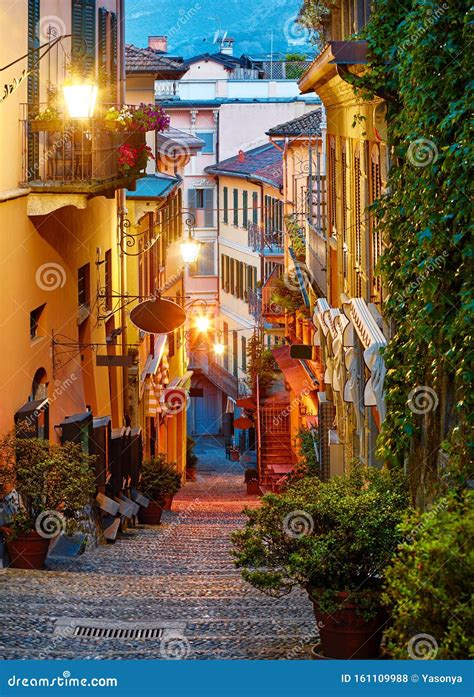 Bellagio at Lake Como Near Milan Italy. Stock Photo - Image of como ...