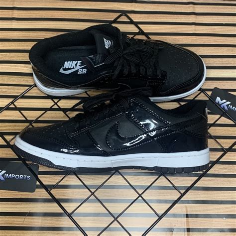 Dunk Low Preto Brilhante Comprar Em MK IMPORTS