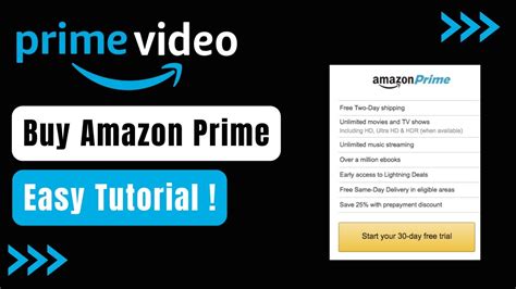 How To Buy Amazon Prime Prime Video Subscription Youtube