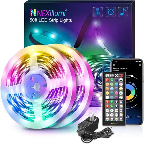 Amazon Nexillumi Foot Led Strip Lights With Remote Music Sync