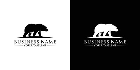 Bear logo design 17545977 Vector Art at Vecteezy