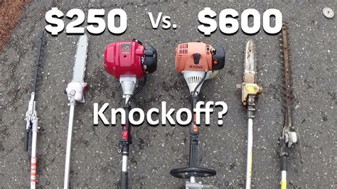 Stihl Kombi Vs Honda 4 Stroke Trimmer With Gx50 Engine Youtube