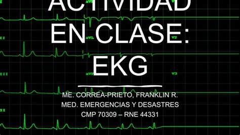 ACTIVIDAD EN CLASE EKG Pptx Descarga Gratuita