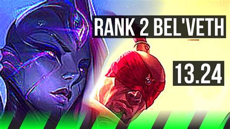 BEL VETH Vs LEE SIN JNG Rank 2 Bel Veth 67 Winrate Godlike 12 3