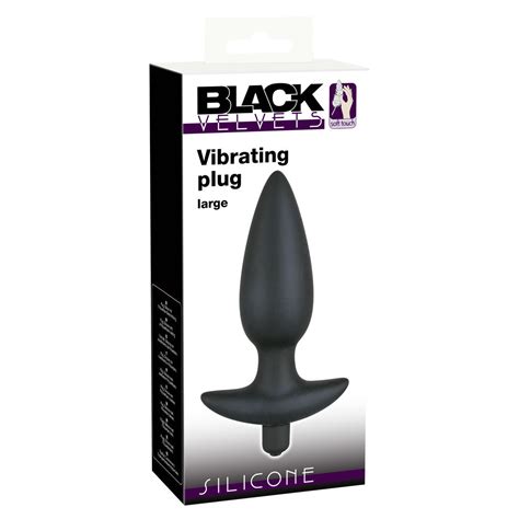 Black Velvets Vibrerende Silikone Buttplug Fr K Anal Vibrator