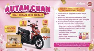 Promo Undian Autan 2023 Berhadiah Motor Honda Beat Pemburukuis