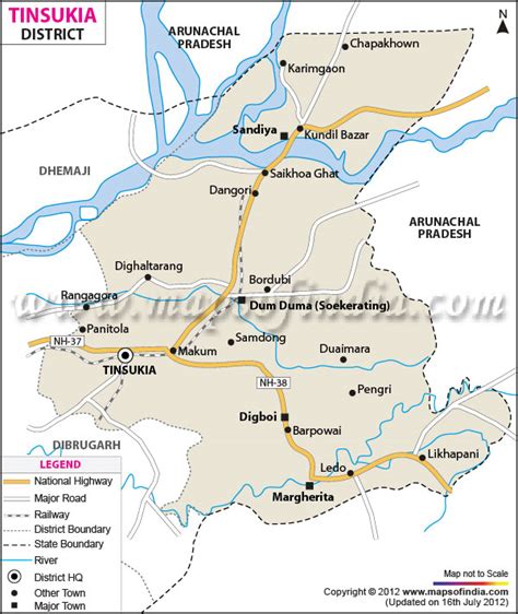 Tinsukia District Map