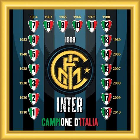 INTER CAMPIONE D ITALIA Inter de milán Futbol Milán