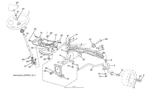 Scotts 2554 Mower Deck Parts