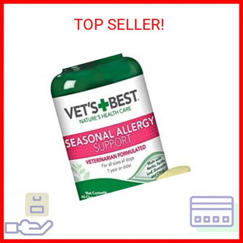 Vets Best Vets Best Seasonal Allergy Relief Dog Allergy Supplement