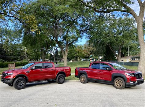 Honda Ridgeline Vs Ford Ranger Compare Trucks