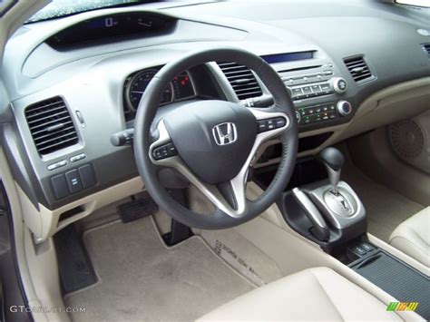 Beige Interior 2010 Honda Civic EX-L Sedan Photo #51182892 | GTCarLot.com