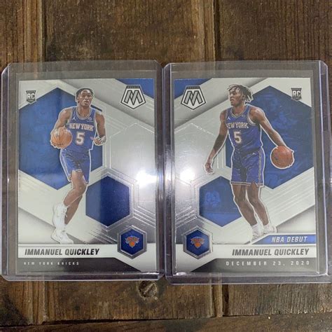 Immanuel Quickley 2020 21 Panini Mosaic RC 2 Rookie Lot 208 NBA