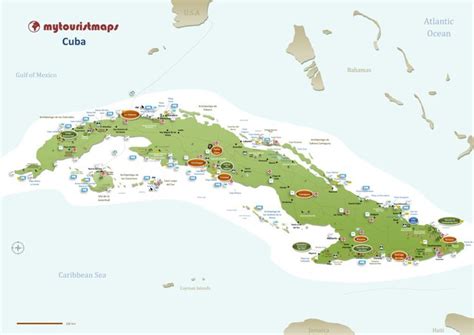 Mytouristmaps Interactive Travel And Tourist Map Of Cuba Map Of