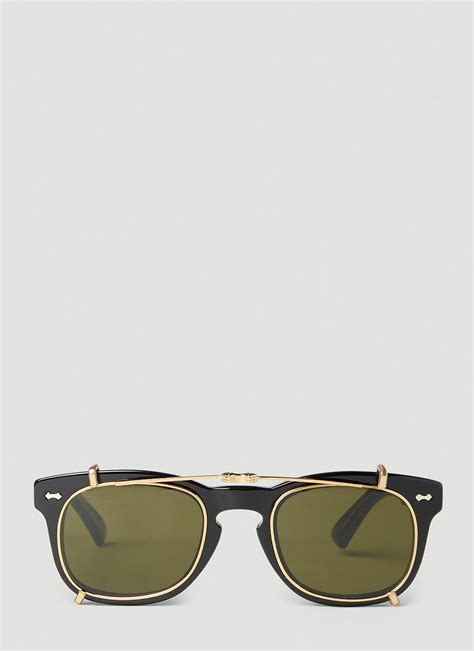 Gucci Gg S Round Sunglasses In Black Gucci