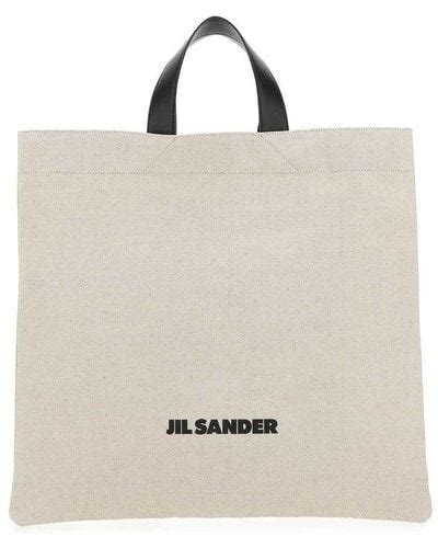 Natural Jil Sander Top Handle Bags For Women Lyst