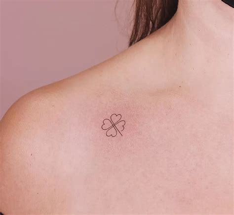 Share More Than Minimalist Four Leaf Clover Tattoo Best In Coedo