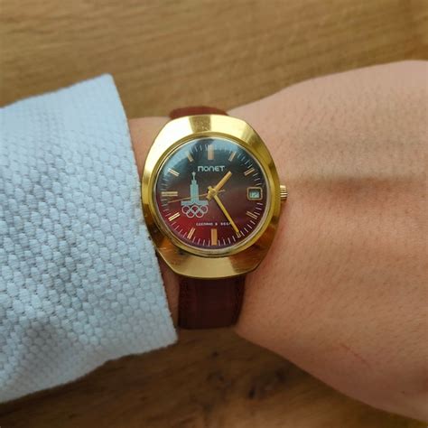 Collectible Watch Poljot Olympic Games In Moscow Gem