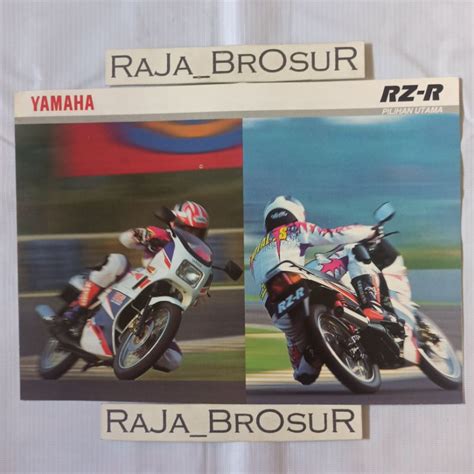 Jual Poster Brosur Katalog Leaflet Jadul Lawas Yamaha Rzr Rzr Speed