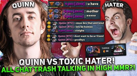 Quinn Vs Toxic Hater All Chat Trash Talking In High Mmr Quinn