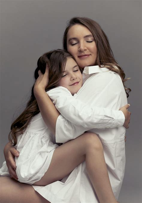 Mother And Daughter Studio Photoshoot Ideas IDEASWI