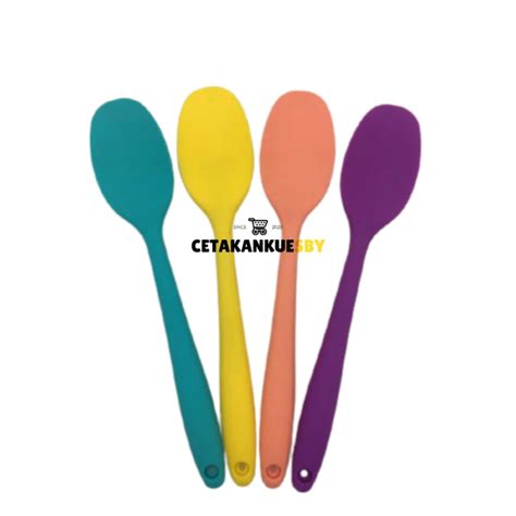 Jual CKS Spatula Sendok Silikon Kecil Tahan Panas Anti Lengket Food