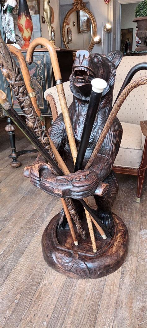 Proantic Black Forest Bear Umbrella Stand
