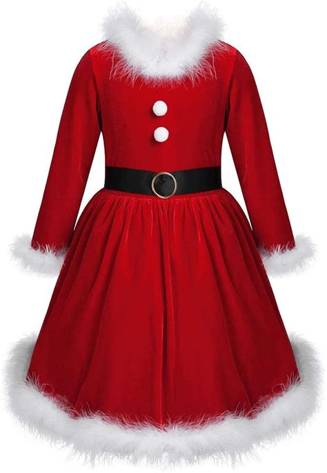 Amazon Haitryli Baby Girls Christmas Party Santa Claus Fancy Dress