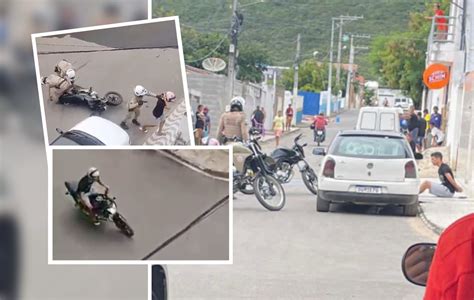 Meteu O Louco Homem Tenta Fugir Da Pm Em Moto E Acaba Preso Em