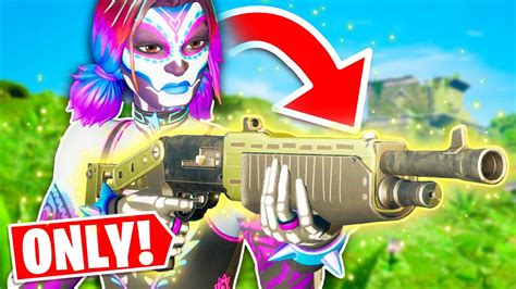 The New Sharp Tooth Shotgun Only Challenge In Fortnite Cc Youtube