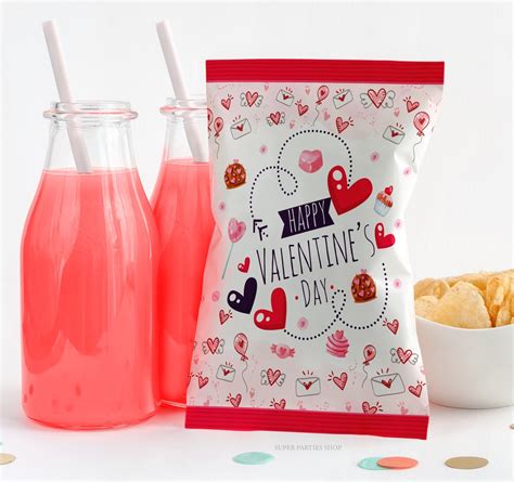 Valentine S Day Chip Bags Printable Snack Bag Best Friends Chip Bag