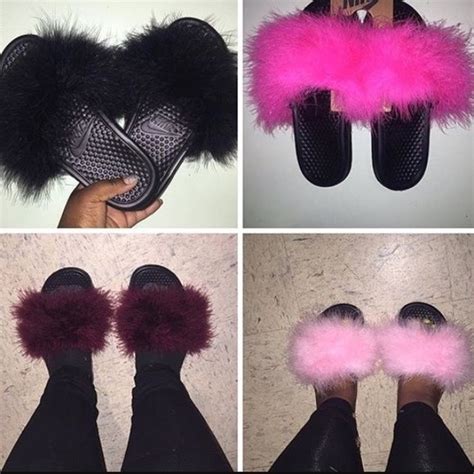 Nike Shoes Nike Furry Slippers All Colors All Sizes Poshmark