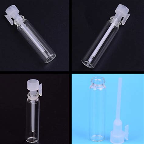 1ml 10 50 Pcs Lot Mini Glass Perfume Small Sample Vials Perfume Bottle Empty Laboratory Liquid